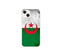 Coque en silicone - Compatible iPhone 13 - design drapeau algerie