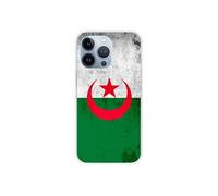 Coque en silicone - Compatible iPhone 13 Pro - design drapeau algerie