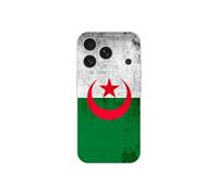 Coque en silicone - Compatible iPhone 17 Pro - design drapeau algerie
