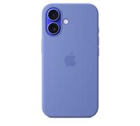 Coque en silicone compatible MagSafe Periwinkle pour iPhone 16