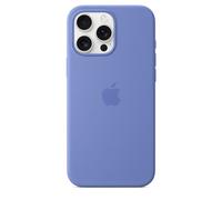 Coque en silicone compatible MagSafe Periwinkle pour iPhone 16 Pro Max
