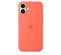 Coque en silicone compatible MagSafe Tangerine pour iPhone 16 Plus