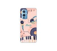 Coque en silicone - Compatible OnePlus 9 - design accords en couleur