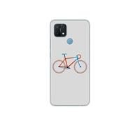 Coque en silicone - Compatible Oppo A15 - design bike color hipster