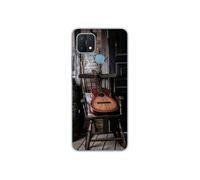 Coque en silicone - Compatible Oppo A15 - design guitare