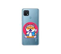 Coque en silicone - Compatible Oppo A15 - design shiba ninja