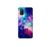 Coque en silicone - Compatible Oppo A52, Oppo A72 - design galaxie bleue