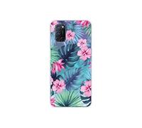 Coque en silicone - Compatible Oppo A52, Oppo A72 - design tropical aquarelle