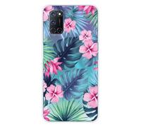 Coque En Silicone - Compatible Oppo A52, Oppo A72 - Design Tropical Aquarelle