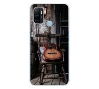Coque En Silicone - Compatible Oppo A53s - Design Guitare