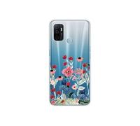 Coque en silicone - Compatible Oppo A53S - design printemps en fleurs