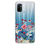 Coque En Silicone - Compatible Oppo A53s - Design Printemps En Fleurs