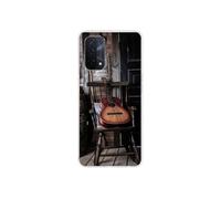 Coque en silicone - Compatible Oppo A74 5G - design guitare