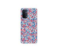 Coque en silicone - Compatible Oppo A74 5G - design liberty wiltshire bleu