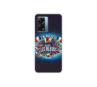 Coque en silicone - Compatible Oppo A77 5G, Oppo A57 4G, Oppo A57 5G - design allez les bleus