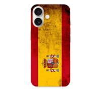 Coque en silicone - Compatible pour Apple iPhone 17 - design drapeau espagne