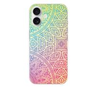 Coque en silicone - Compatible pour Apple iPhone 17 - design mandala pastel