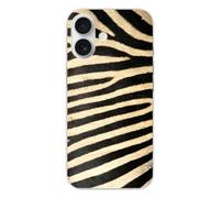 Coque en silicone - Compatible pour Apple iPhone 17 - design zebre