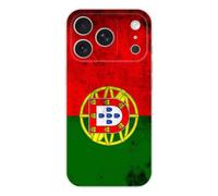 Coque en silicone - Compatible pour Apple iPhone 17 Pro - design drapeau portugal