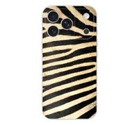 Coque en silicone - Compatible pour Apple iPhone 17 Pro - design zebre