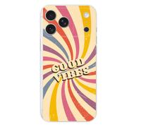 Coque en silicone - Compatible pour Apple iPhone 17 Pro Max - design good vibes