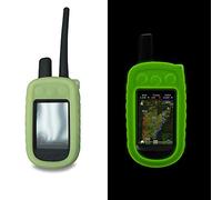 Coque en Silicone Compatible pour Garmin Alpha 100 Glow Vert