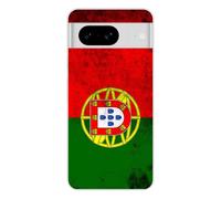 Coque en silicone - Compatible pour Google Pixel 8 - design drapeau portugal
