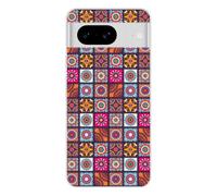Coque en silicone - Compatible pour Google Pixel 8 - design patchwork mandala