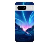 Coque en silicone - Compatible pour Google Pixel 8 - design tombee de nuit
