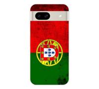 Coque en silicone - Compatible pour Google Pixel 8a - design drapeau portugal