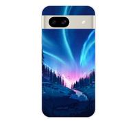 Coque en silicone - Compatible pour Google Pixel 8a - design tombee de nuit