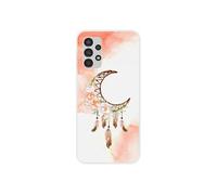 Coque en silicone - Compatible Samsung Galaxy A13 4G - design dreamcatcher lune