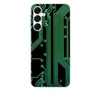 Coque En Silicone - Compatible Samsung Galaxy A16 - Design Texture Circuit Geek