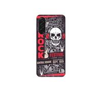 Coque en silicone - Compatible Samsung Galaxy A17 - design rock festival