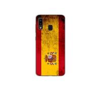 Coque en silicone - Compatible Samsung Galaxy A20e - design drapeau espagne