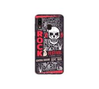 Coque en silicone - Compatible Samsung Galaxy A20e - design rock festival