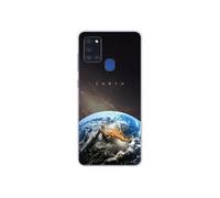 Coque en silicone - Compatible Samsung Galaxy A21S - design earth