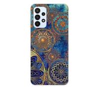 Coque En Silicone - Compatible Samsung Galaxy A23 4g, Samsung Galaxy A23 5g - Design Mandalla Bleu