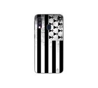 Coque en silicone - Compatible Samsung Galaxy A40 - design drapeau bretagne