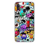 Coque En Silicone - Compatible Samsung Galaxy A40 - Design Graffiti 2