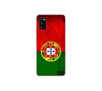 1001 Coques Coque en Silicone imprimée Compatible Samsung Galaxy A41 Drapeau Portugal