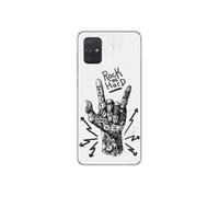 Coque en silicone - Compatible Samsung Galaxy A51 - design rock me hard