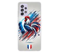 Coque en silicone - Compatible Samsung Galaxy A72 4G - design coq francais