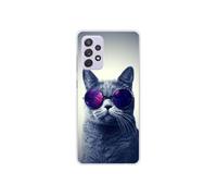 Coque en silicone - Compatible Samsung Galaxy A72 5G - design chat a lunette