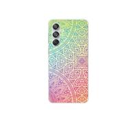 Coque en silicone - Compatible Samsung Galaxy M55 5G - design mandala pastel