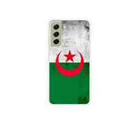 Coque en silicone - Compatible Samsung Galaxy S21 FE - design drapeau algerie