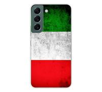 Coque En Silicone - Compatible Samsung Galaxy S22 - Design Drapeau Italie