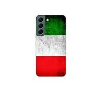 Coque en silicone imprimée compatible Samsung Galaxy S22 Drapeau Italie