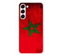 Coque En Silicone - Compatible Samsung Galaxy S23 - Design Drapeau Maroc