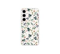 Coque en silicone - Compatible Samsung Galaxy S24 FE - design flowers